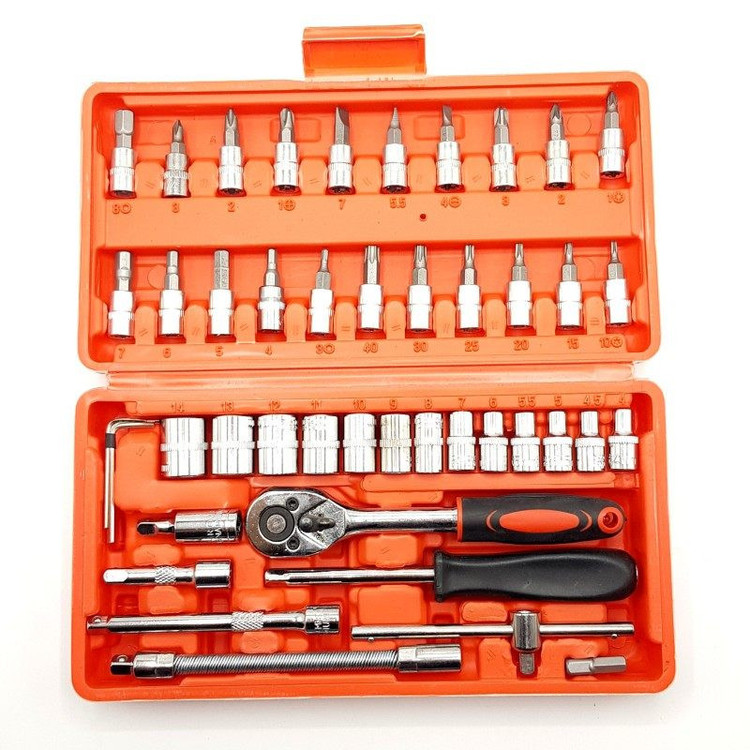 آچار بکس کریتور مدل G-10046 مجموعه 46 عددی