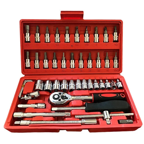جعبه بکس مدل AJ-RAD-110-1\4 drive مجموعه 46 عددی