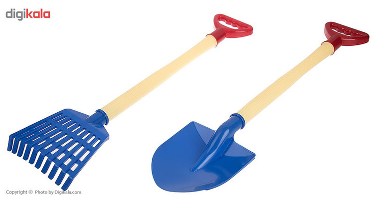 ابزار شن بازی زرین تویز مدل Shovels And Rakes E1