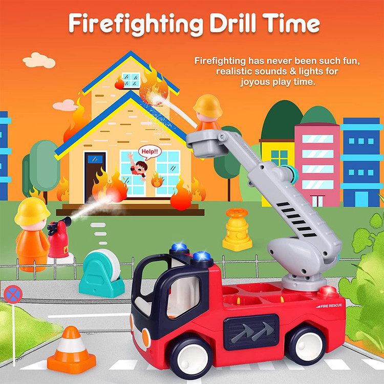بازی آموزشی هولا مدل Fire Truck