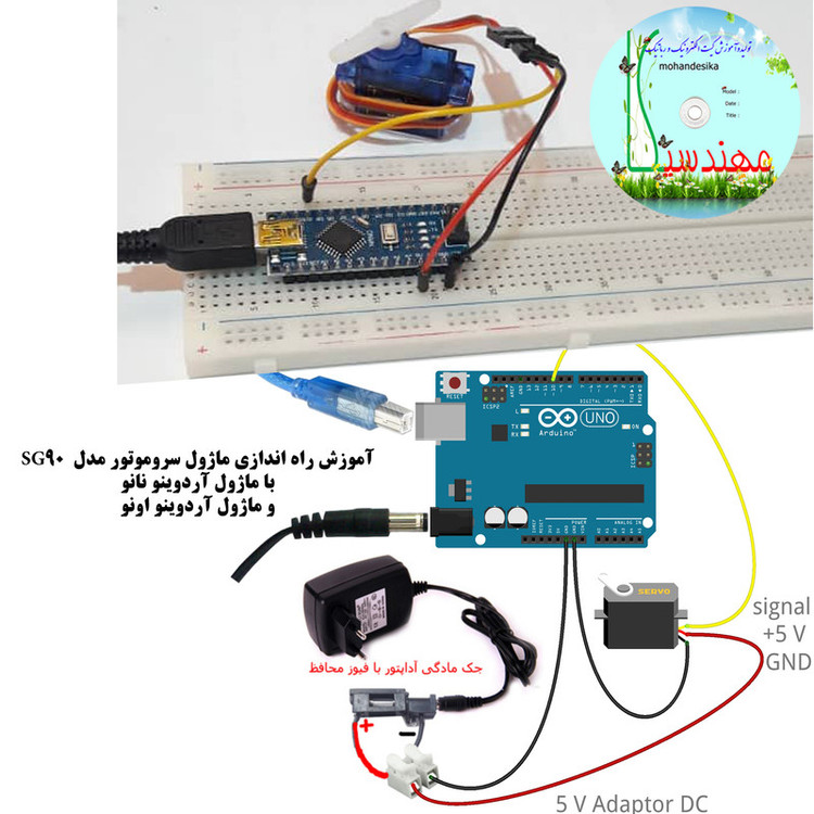 کیت آموزش الکترونیک مهندسیکا مدل Arduino+18UNO