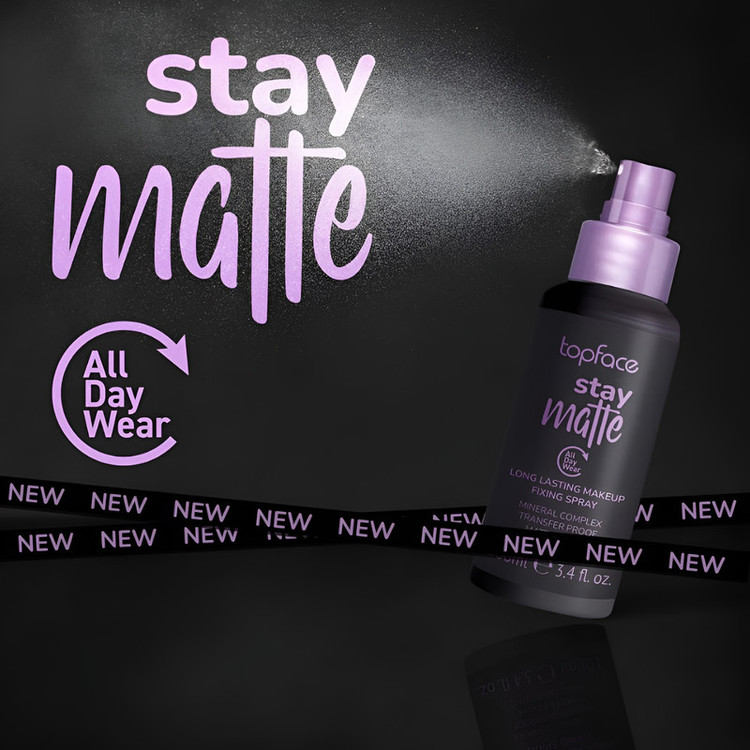 اسپری تثبیت کننده آرایش صورت تاپ فیس مدل MATTE حجم 100 میلی لیتر