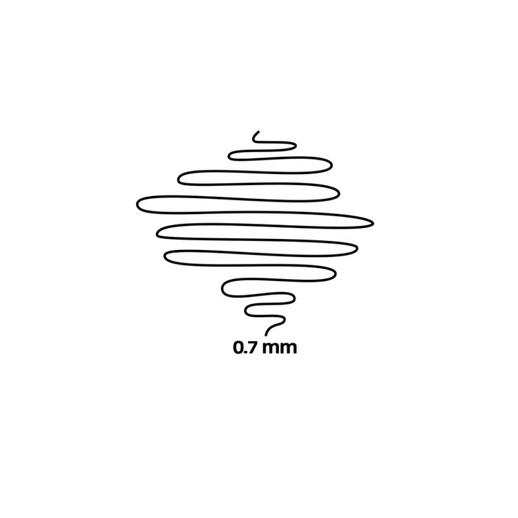 خودکار آرامی مدل k2 کد 0.7-4F-asli بسته 4 عددی