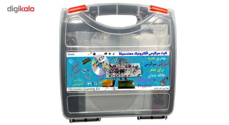 کیت سرگرمی الکترونیک چهار پروژه در یک آردوینو برند مهندسیکا AD00126-4 in 1