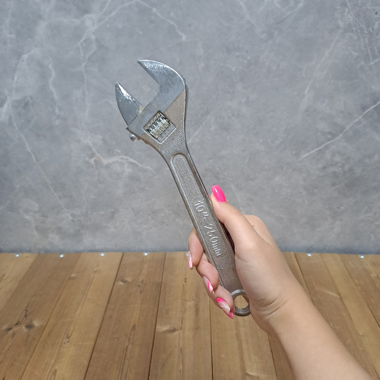 آچار فرانسه فرد مدل FORGED_STEEL سایز 10 میلی متر