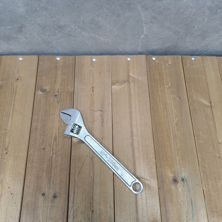 آچار فرانسه فرد مدل FORGED_STEEL سایز 10 میلی متر