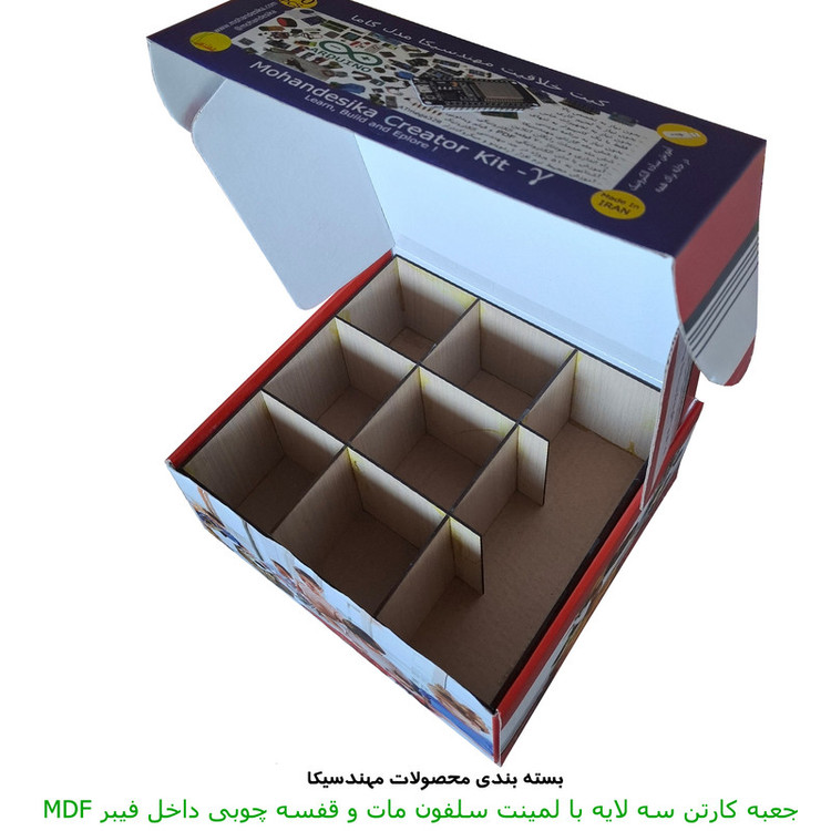 کیت آموزش الکترونیک مهندسیکا مدل پروژه دانش آموزی کد KIT_99DIY