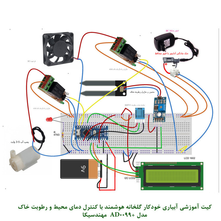 کیت آموزشی مهندسیکا مدل +AD0099