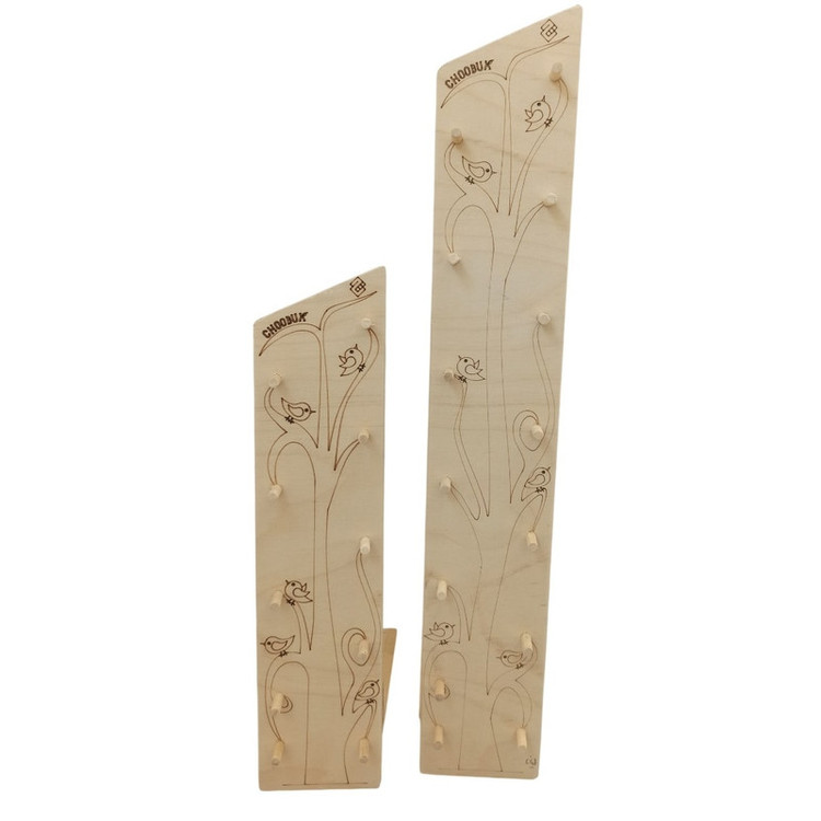 اسباب بازی چوبی مدل آدمک سرسره ای کد SS-02 مجموعه دو عددی