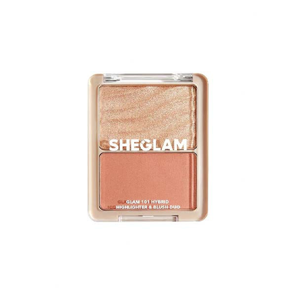 پالت هایلایتر و رژگونه شیگلم مدل Glam Hybrid شماره 101