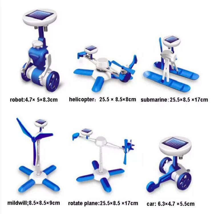کیت آموزشی مدل رباتیک6in1 خورشیدی
