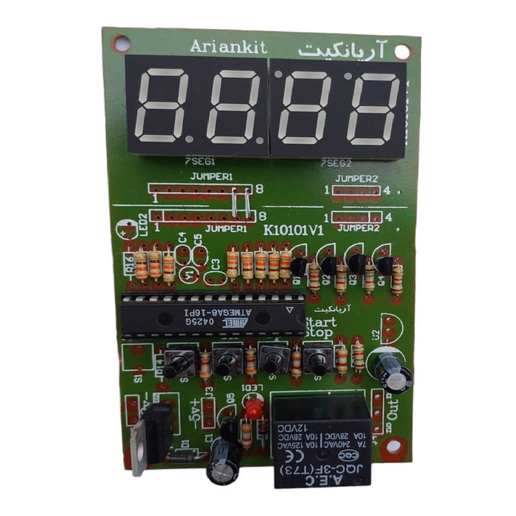 کیت آموزشی آریانکیت مدل تایمر دیجیتال 4 رقمی کد K10101