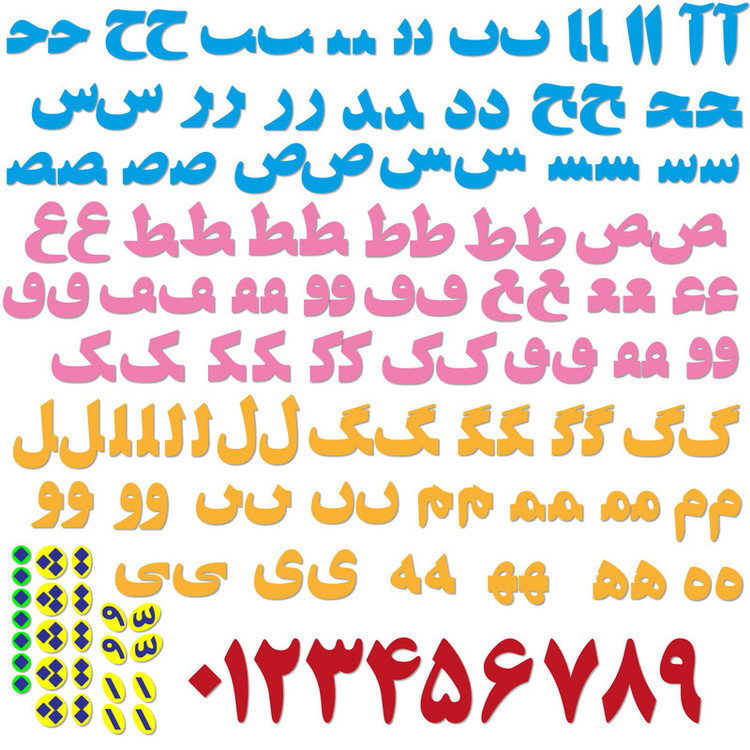 بازی آموزشی الفبای فارسی مدل غول الفبا