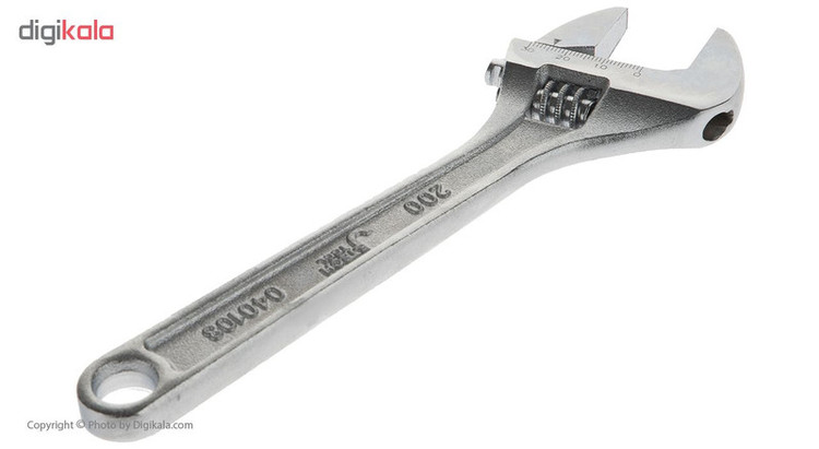 آچار فرانسه جی تک مدل AW-8-040108 سایز 8 اینچ