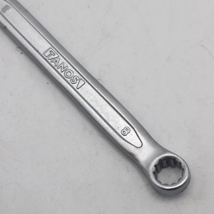 آچار یکسر تخت و یکسر رینگی تانوس مدل -SMT-TANOS-8MM-TAkht-ring سایز 8 میلی متر