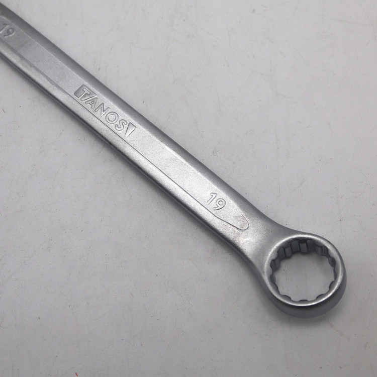 آچار یکسر تخت و یکسر رینگی تانوس مدل SMT-TANS-19-ring-takht سایز 19 میلی متر
