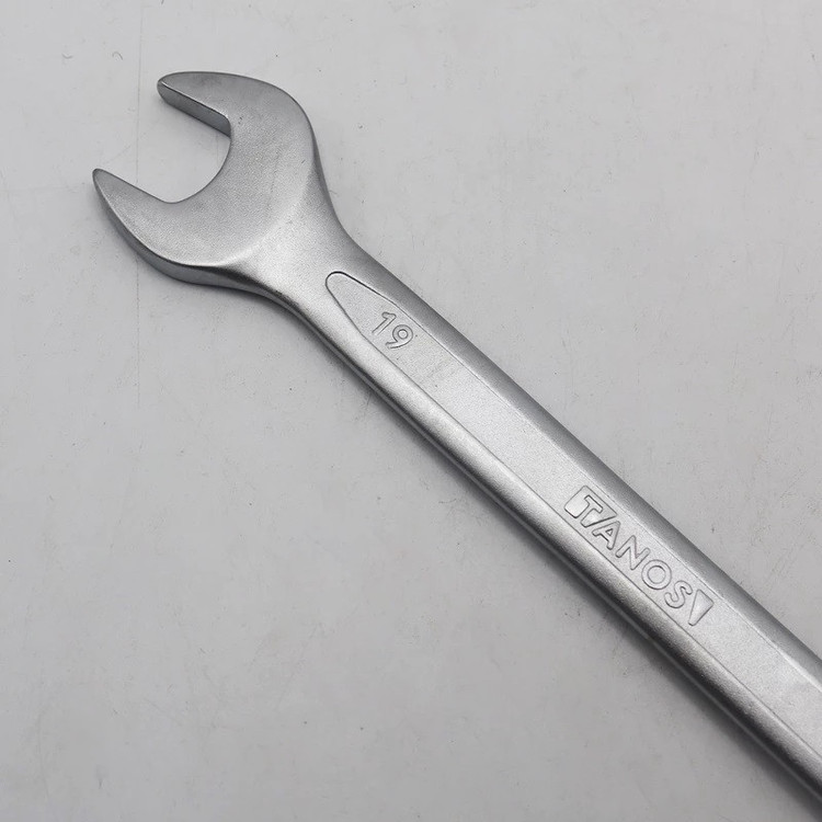 آچار یکسر تخت و یکسر رینگی تانوس مدل SMT-TANS-19-ring-takht سایز 19 میلی متر