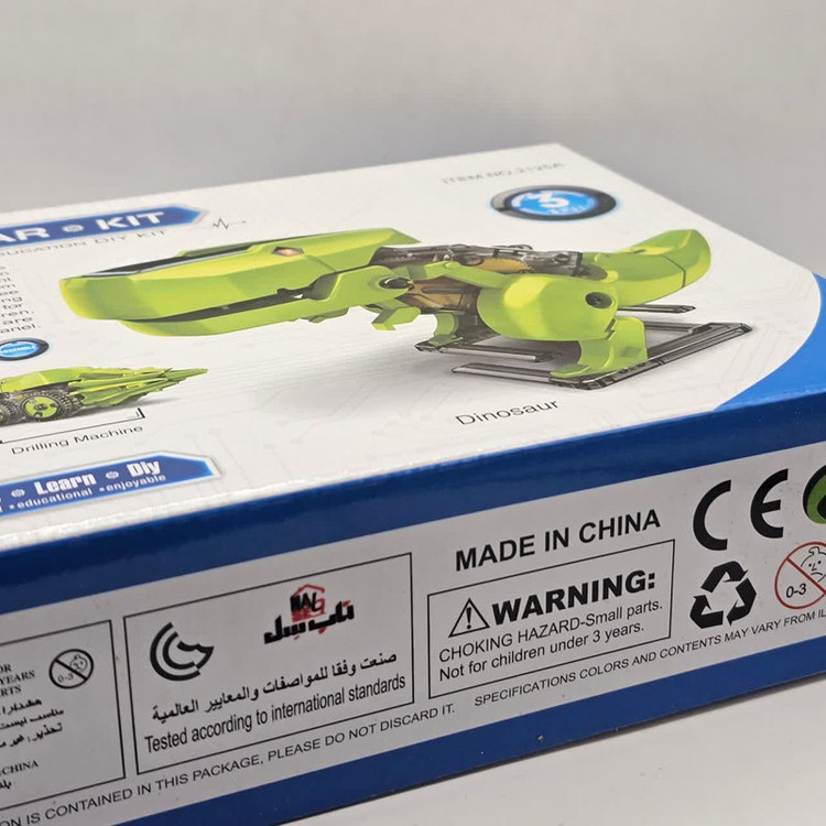 کیت آموزشی ناب سل مدل کیوت سان لایت ربات خورشیدی T3 کد T3 SOLAR KIT DINOSAUR 3IN1