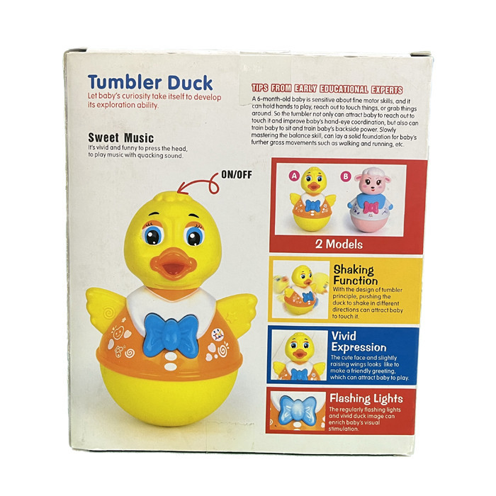 بازی آموزشی هولی تویز طرح جوجه اردک تعادلی مدل Tumbler Duck کد 967