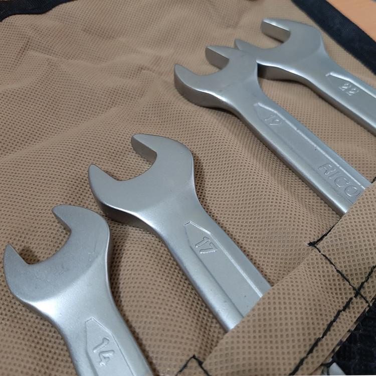 آچار یکسر تخت و یکسر رینگی ریکو تولز مدل RC6-22 مجموعه 12 عددی