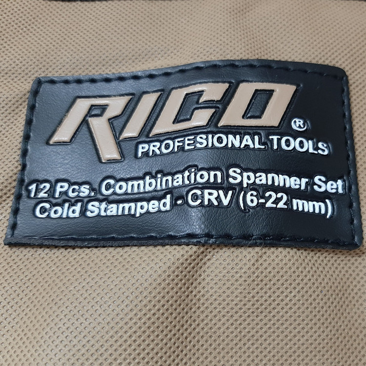 آچار یکسر تخت و یکسر رینگی ریکو تولز مدل RC6-22 مجموعه 12 عددی
