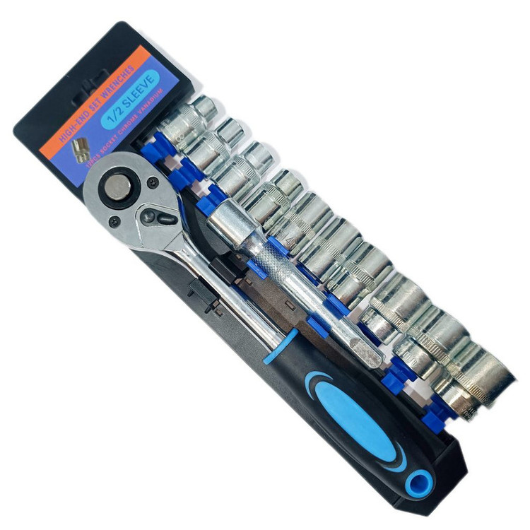 آچار و سری بکس نیو تولز مدل 12pcs درایو 1/2 بسته 12 عددی