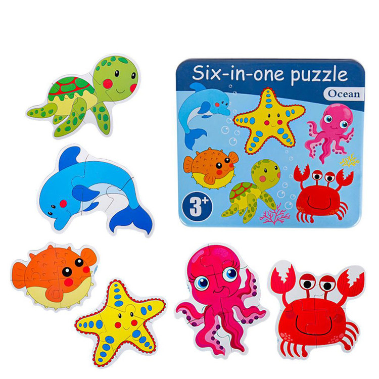 پازل آموزشی مدل Six in one طرح اقیانوس