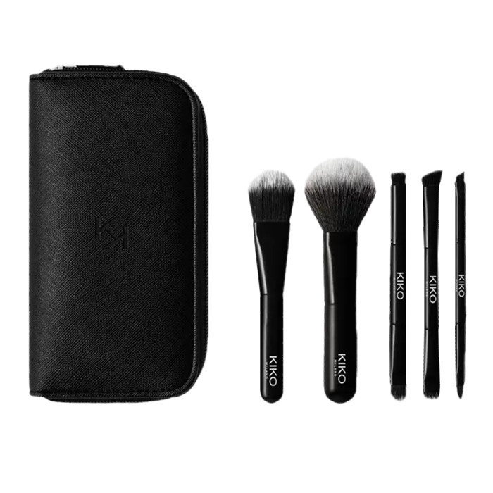 ست برس آرایشی کیکو میلانو مدل travel set مجموعه 5 عددی