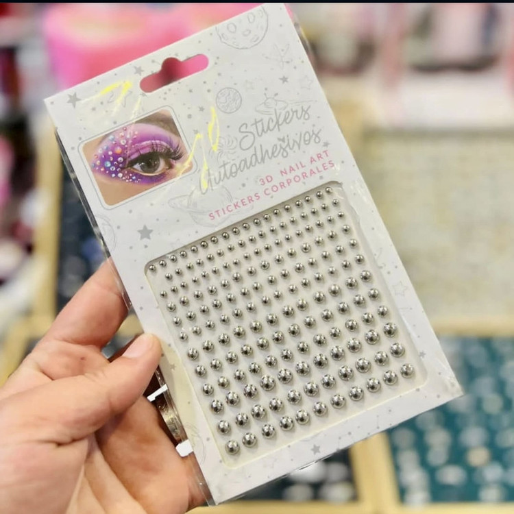 نگین صورت مدل چسبی بسته 165 عددی