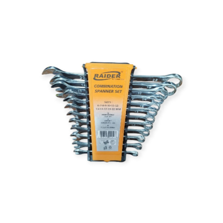 آچار یکسر تخت و یکسر رینگی رایدر مدل S 6-22 مجموعه 12 عددی