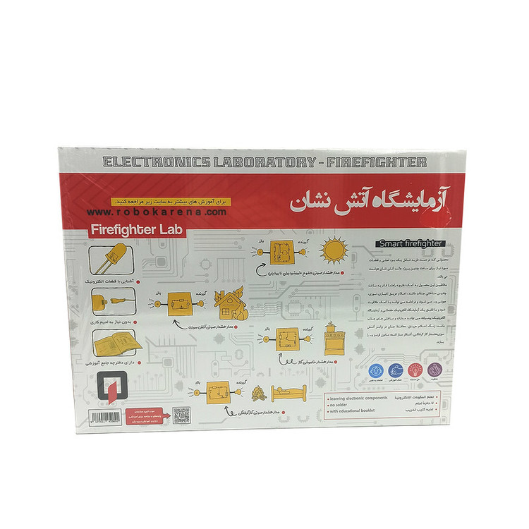 بازی آموزشی مدل کیت آزمایشگاه آتش نشان روبوکارنا