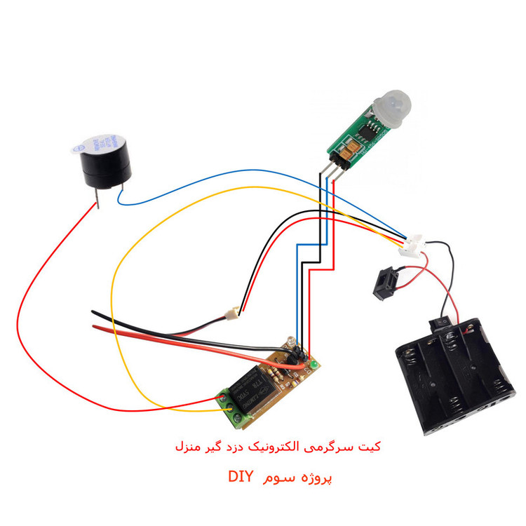 کیت آموزشی مهندسیکا مدل DIY-5PRJ