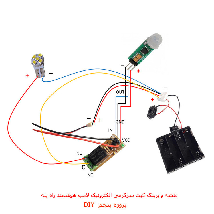 کیت آموزشی مهندسیکا مدل DIY-5PRJ