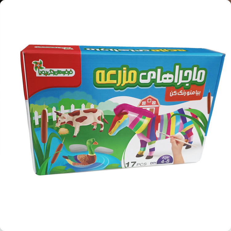 بازی آموزشی رنگ آمیزی مدل ماجراهای مزرعه