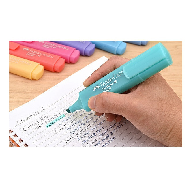 ماژیک علامت گذار فابر کاستل مدل pastel textliner