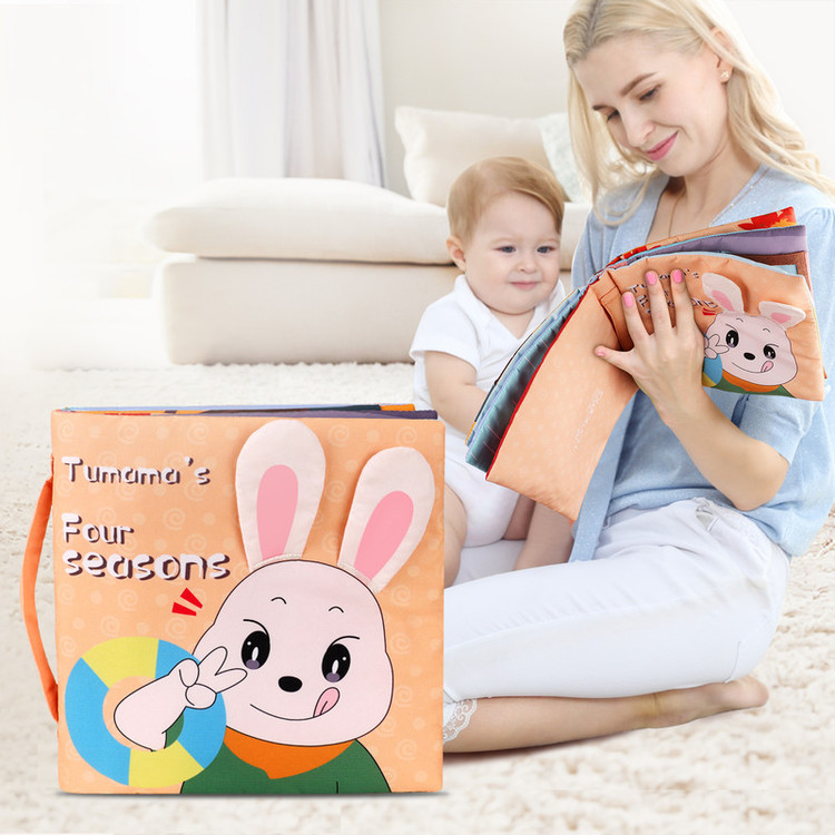 کتاب حمام کودک توماما کیدز مدل TM-153 طرح FOUR SEASONS