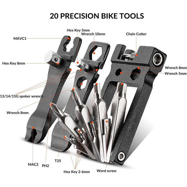آچار همه کاره راک براس مدل MULTI TOOlS کد 2075 به همراه تایلیور و زنجیرکش