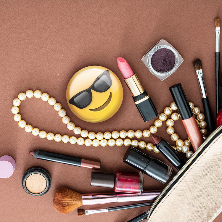 آینه جیبی خندالو مدل ایموجی Emoji کد 1308