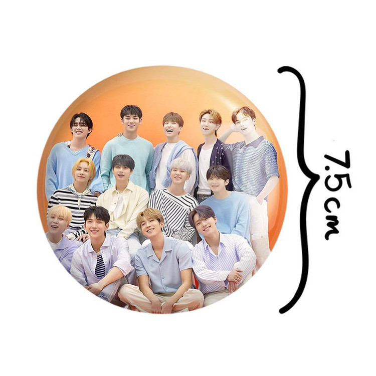 آینه جیبی خندالو مدل گروه سونتین Seventeen کد 21655