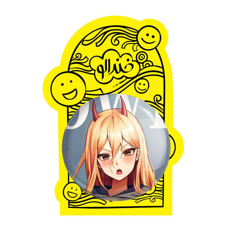 آینه جیبی خندالو مدل پاور انیمه مرد اره ای Chainsaw Man کد 22301
