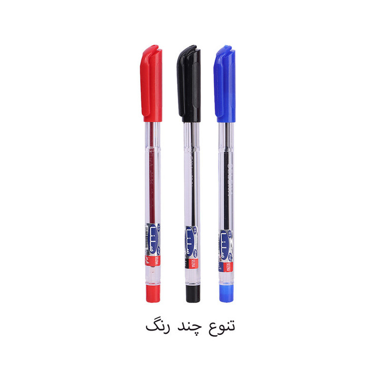 خودکار 0.7 میلی متری سلنا مدل رنگی به همراه غلط گیر بسته 4 عددی
