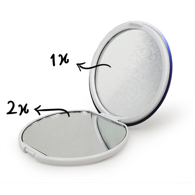 آینه جیبی خندالو طرح مرسدس بنز Mercedes Benz مدل تاشو کد 23506