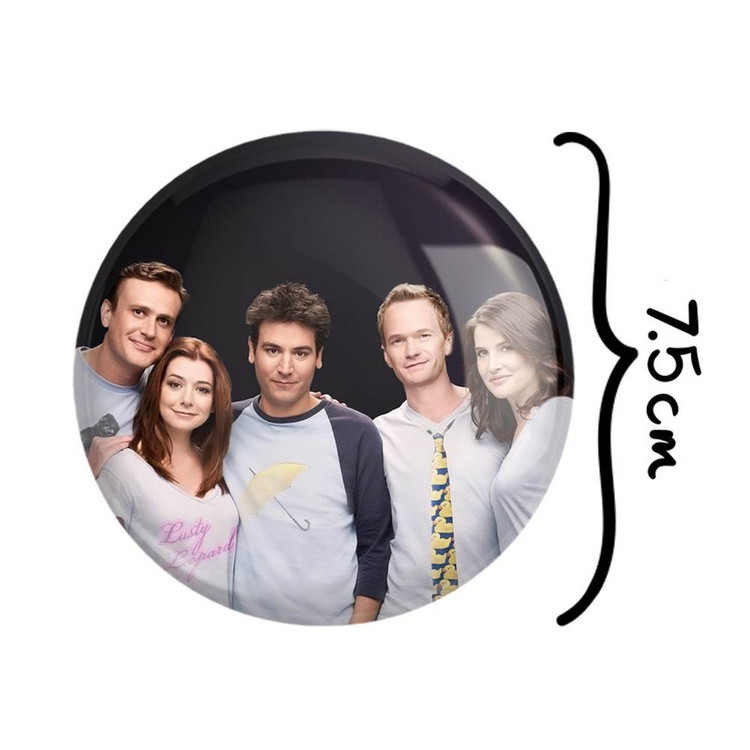آینه جیبی خندالو مدل سریال آشنایی با مادر How I Met Your Mother کد 13781