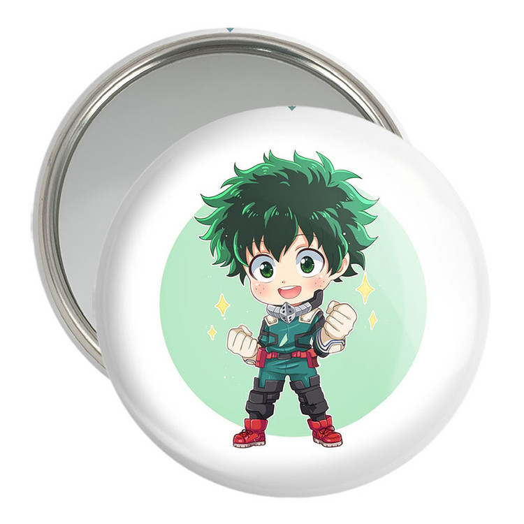 آینه جیبی خندالو مدل ایزوکو میدوریا انیمه آکادمی قهرمان من My Hero Academia کد 10076
