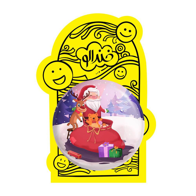 آینه جیبی خندالو مدل کریسمس Christmas کد 22162