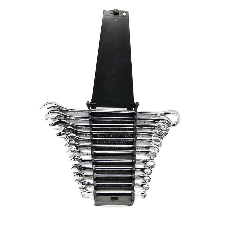 آچار یکسر تخت و یکسر رینگی اوکی مدل POWER_TOOLS کد 12 مجموعه 12 عددی