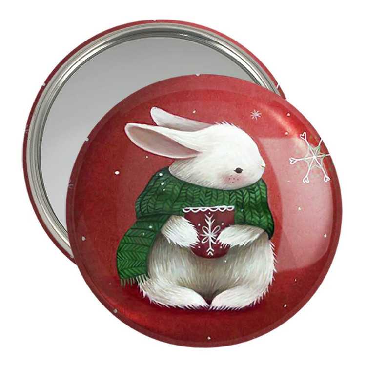 آینه جیبی خندالو مدل کریسمس Christmas کد 22142