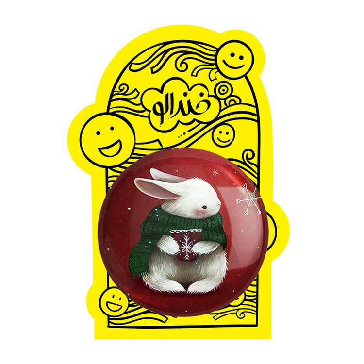 آینه جیبی خندالو مدل کریسمس Christmas کد 22142