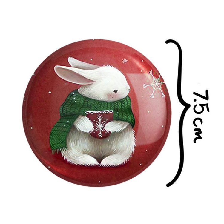 آینه جیبی خندالو مدل کریسمس Christmas کد 22142