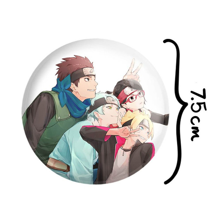 آینه جیبی خندالو مدل بوروتو و دوستان انیمه بوروتو Boruto کد 13156